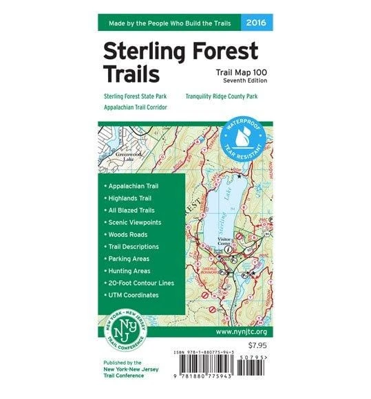 NYNJ Trail Conference Map - Sterling Forest Trails - NY 1 NYNJ Trail Conference Map - Sterling Forest Trails - NY