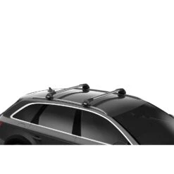Thule WingBar Edge 104cm (41") Black Single Load Bar - Aerodynamic Low-Profile Roof Rack Component (1-Pack)