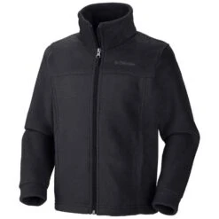Columbia Boys Steens Mountain II Midweight Fleece - Classic Full-Zip Logo Jacket -Campmor Outdoor Clothing 73170blk cc38a989 4849 4537 8573 c2b13e52fee0