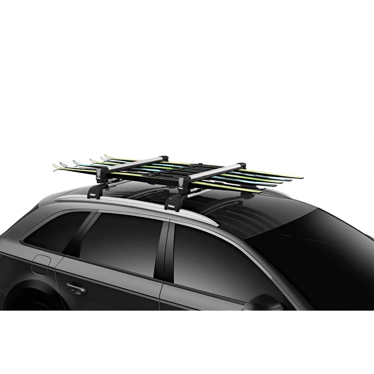 Thule Snowpack 6 Large Silver – Aerodynamic 6 Pair Ski and 4 Snowboard Roof Rack 7 Thule Snowpack 6 Large Silver – Aerodynamic 6 Pair Ski and 4 Snowboard Roof Rack - Image 7