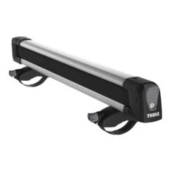 Thule Snowpack 6 Large Silver – Aerodynamic 6 Pair Ski and 4 Snowboard Roof Rack
