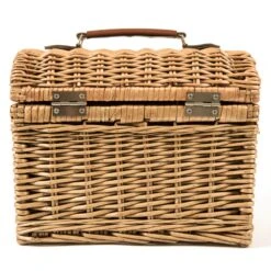 Napa Wine & Cheese Picnic Basket for 2 - Vintage Willow Wicker Set with Adeline Pattern Accessories -Campmor Outdoor Clothing 788a6a4a1255c412a4ba528c25e468e5ab1906a6