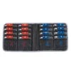 Lewis N Clark Black AM/PM Travel Pill Organizer – 16 Color-Coded Pouches & Medical ID Card