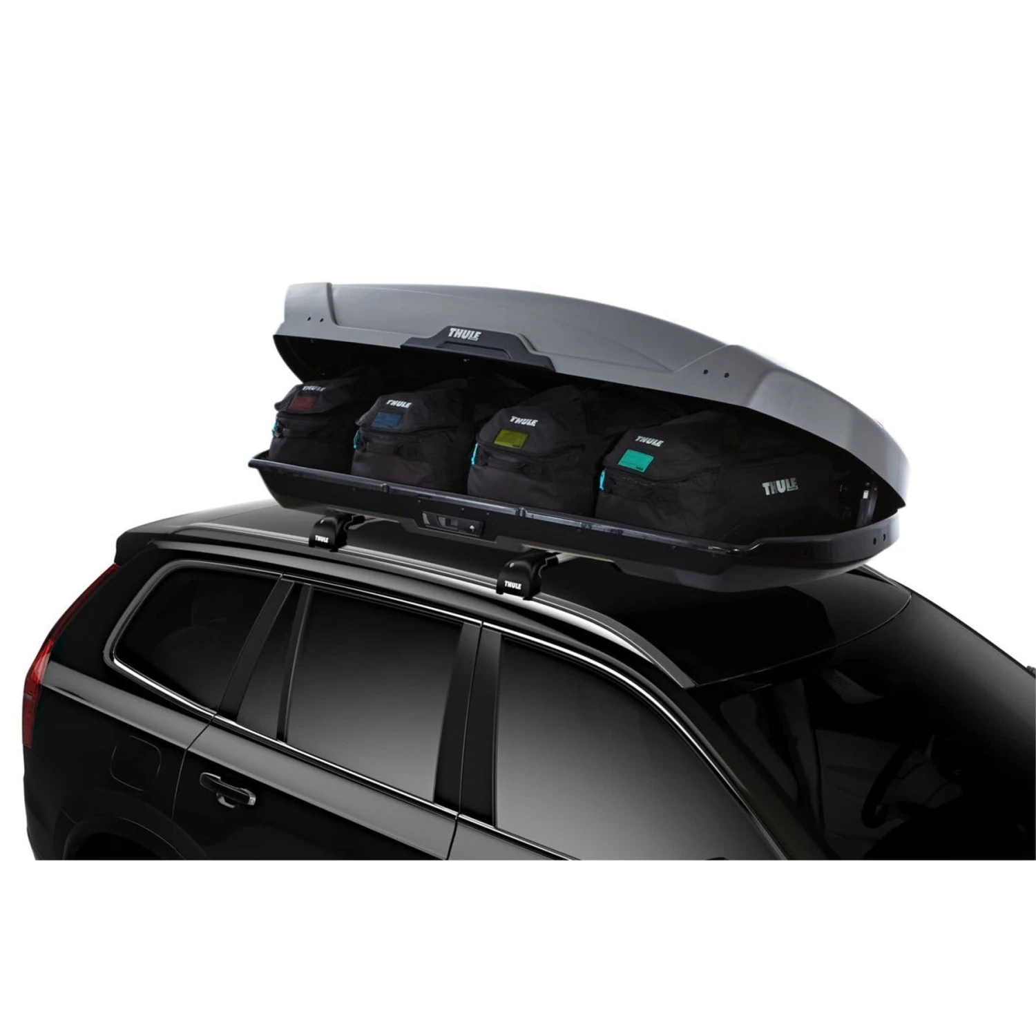 Thule GoPack Set of 4 Duffles – 60L Black Ripstop Roof Box Organizer Bags 2 Thule GoPack Set of 4 Duffles – 60L Black Ripstop Roof Box Organizer Bags - Image 2