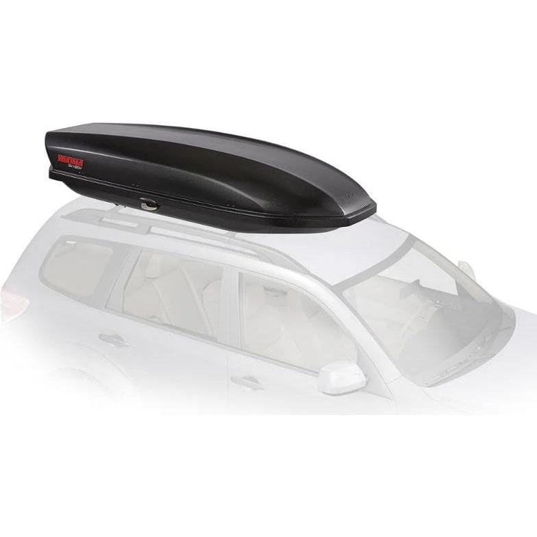 Yakima SkyBox 16 Carbonite - 16 Cubic Ft Aerodynamic Rooftop Cargo Box - Textured Black 3 Yakima SkyBox 16 Carbonite - 16 Cubic Ft Aerodynamic Rooftop Cargo Box - Textured Black - Image 3