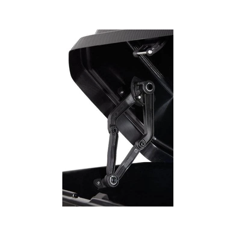 Yakima SkyBox 16 Carbonite - 16 Cubic Ft Aerodynamic Rooftop Cargo Box - Textured Black 2 Yakima SkyBox 16 Carbonite - 16 Cubic Ft Aerodynamic Rooftop Cargo Box - Textured Black - Image 2