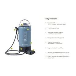 NEMO EQUIPMENT Nemo Helio LX Portable Pressure Shower -Campmor Outdoor Clothing 8116660360944