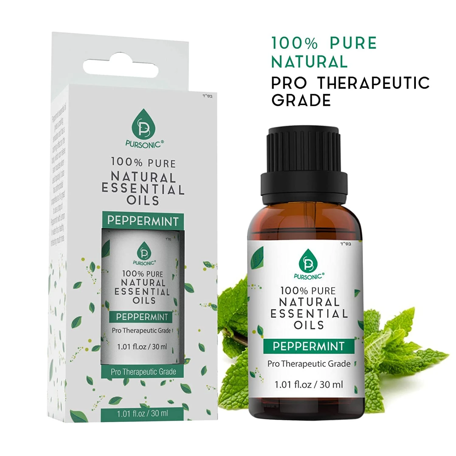 100% Pure & Natural Peppermint Essential Oils By Pursonic 2 100% Pure & Natural Peppermint Essential Oils By Pursonic - Image 2