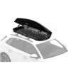 Yakima GrandTour 18 Cubic Feet Glossy Black Rooftop Cargo Box – Premium Aerodynamic Luggage Carrier