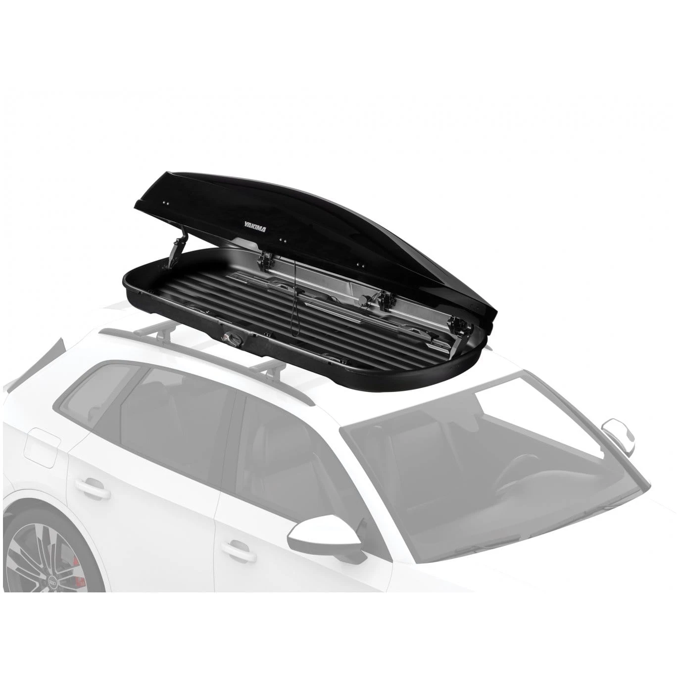 Yakima GrandTour 18 Cubic Feet Glossy Black Rooftop Cargo Box – Premium Aerodynamic Luggage Carrier 1 Yakima GrandTour 18 Cubic Feet Glossy Black Rooftop Cargo Box – Premium Aerodynamic Luggage Carrier