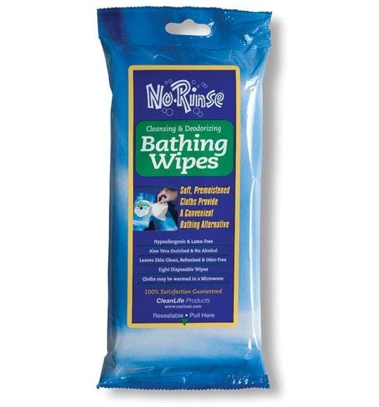 No Rinse Bathing Wipes 1 No Rinse Bathing Wipes