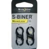 Nite Ize Stainless Steel S-Biner MicroLock 2-Pack – Locking Key Organizer Carabiner
