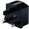 Lewis N Clark Great Britain & Africa Type G Travel Adapter Plug - White Compact Power Converter