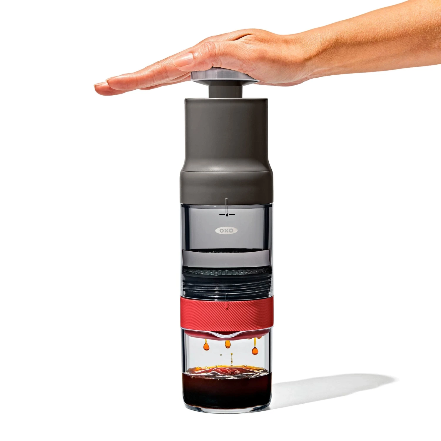 OXO Charcoal Grey Outdoor Series Rapid Brewer – Portable Espresso-Style Coffee Maker 1 OXO Charcoal Grey Outdoor Series Rapid Brewer – Portable Espresso-Style Coffee Maker