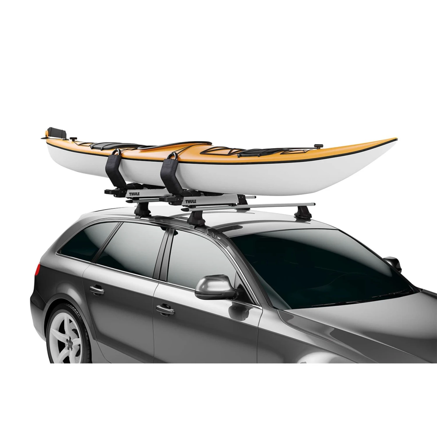 Thule Hullavator Pro Lift-Assist Kayak Carrier – Gas-Strut Side-Loading Roof Rack 2 Thule Hullavator Pro Lift-Assist Kayak Carrier – Gas-Strut Side-Loading Roof Rack - Image 2