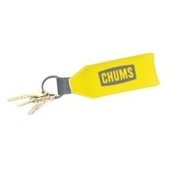 Chums Neon Yellow Floating Neo Neoprene Keychain – High-Visibility Water Safety Key Float for Boating & Beach -Campmor Outdoor Clothing 90024yel