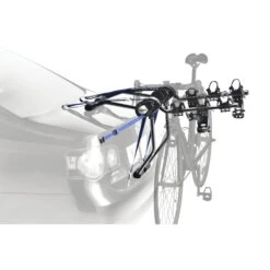 Thule Passage 3 Trunk Mount Bike Rack - 3-Bike Hanging Carrier with Anti-Sway Cradles