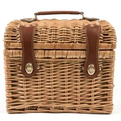 Napa Wine & Cheese Picnic Basket for 2 - Vintage Willow Wicker Set with Adeline Pattern Accessories -Campmor Outdoor Clothing 979fb483ac2d8c581750031303540c13dd46b48b