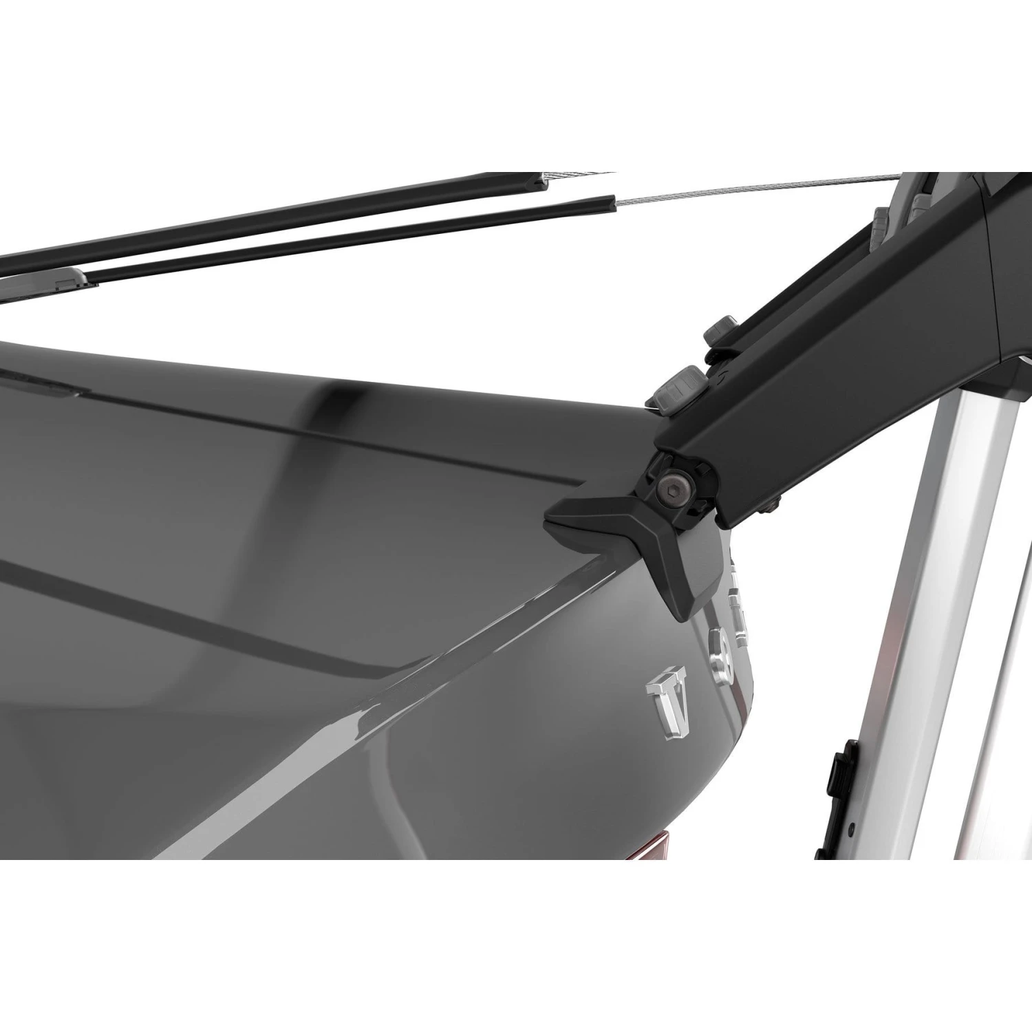 Thule OutWay Platform 2 Silver and Black – Raised Visibility Steel-Cable Trunk Mount 2-Bike Rack 8 Thule OutWay Platform 2 Silver and Black – Raised Visibility Steel-Cable Trunk Mount 2-Bike Rack - Image 8