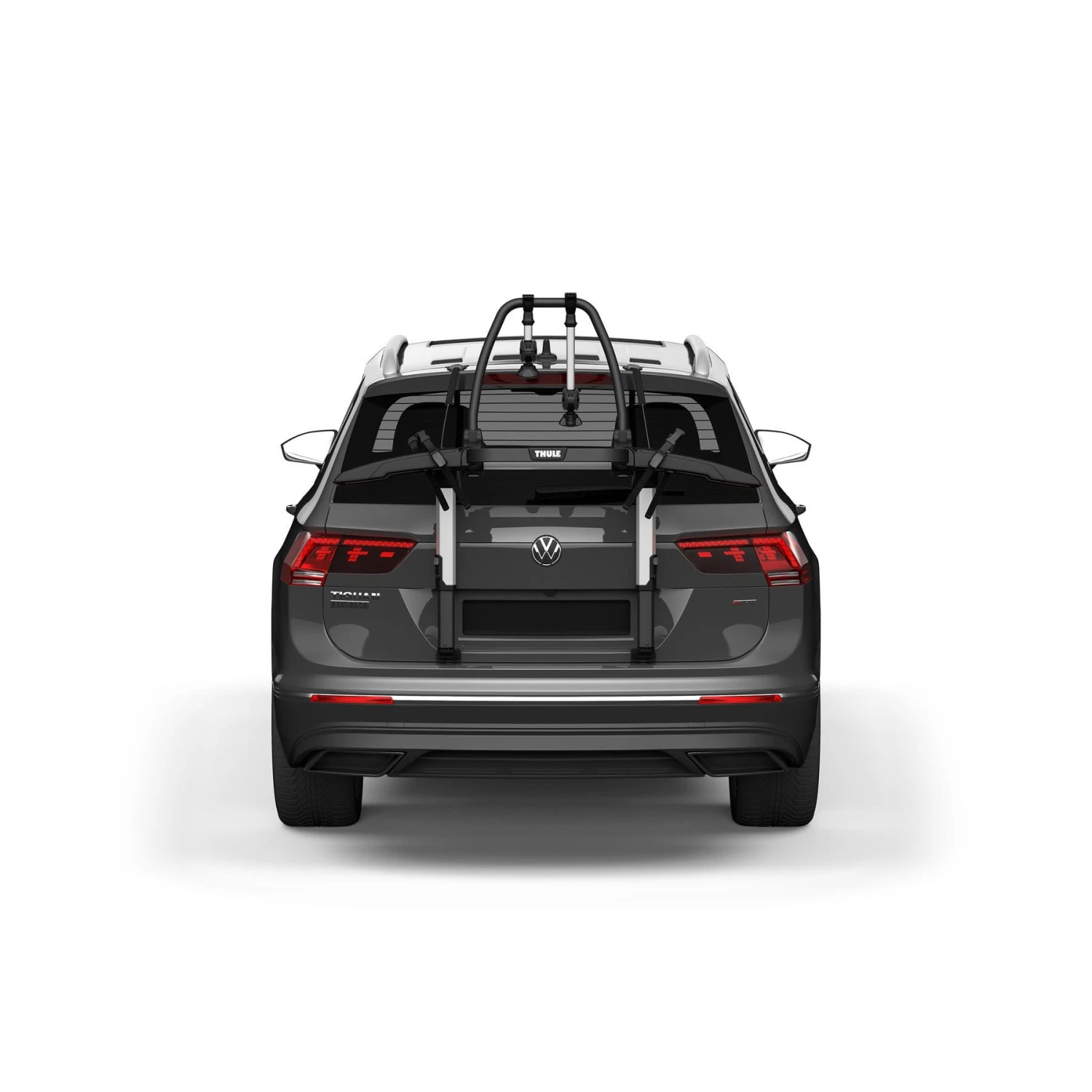 Thule OutWay Platform 2 Silver and Black – Raised Visibility Steel-Cable Trunk Mount 2-Bike Rack 3 Thule OutWay Platform 2 Silver and Black – Raised Visibility Steel-Cable Trunk Mount 2-Bike Rack - Image 3