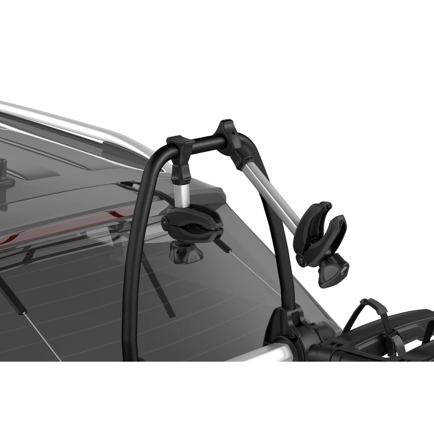 Thule OutWay Platform 2 Silver and Black – Raised Visibility Steel-Cable Trunk Mount 2-Bike Rack 11 Thule OutWay Platform 2 Silver and Black – Raised Visibility Steel-Cable Trunk Mount 2-Bike Rack - Image 11