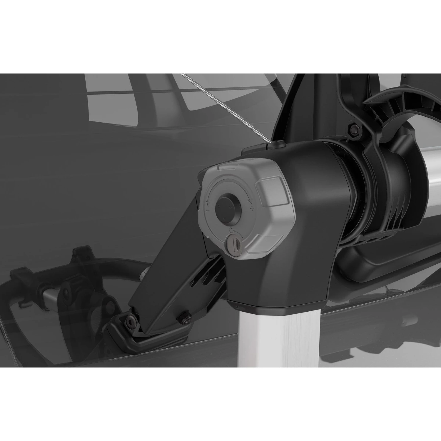 Thule OutWay Platform 2 Silver and Black – Raised Visibility Steel-Cable Trunk Mount 2-Bike Rack 16 Thule OutWay Platform 2 Silver and Black – Raised Visibility Steel-Cable Trunk Mount 2-Bike Rack - Image 16