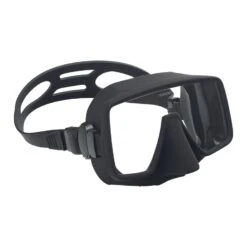 The Harambe Frameless Dive Mask By ATACLETE -Campmor Outdoor Clothing ATACLETEATACFitnessTheSavageFramelessMilitaryUSSpecialForcesDiveMaskforcombatdiversLeftView