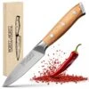 Moritz & Moritz 3.5 Inch German Steel Professional Paring Knife – Ergonomic Multipurpose Vegetable & Fruit Slicer