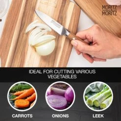 Moritz & Moritz 3.5 Inch German Steel Professional Paring Knife – Ergonomic Multipurpose Vegetable & Fruit Slicer 10 Moritz & Moritz 3.5 Inch German Steel Professional Paring Knife – Ergonomic Multipurpose Vegetable & Fruit Slicer -Campmor Outdoor Clothing B0D265ZT6C.PT03