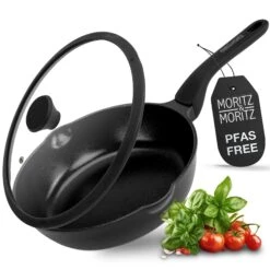 11-inch Frying Pan With Lid By Moritz & Moritz