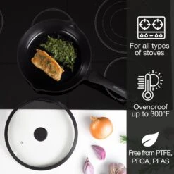 11-inch Frying Pan With Lid By Moritz & Moritz -Campmor Outdoor Clothing B0D8LHR41Z.PT02