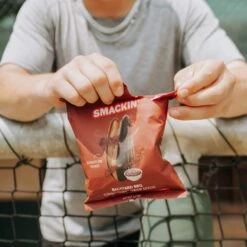 BACKYARD BBQ By SMACKIN' Sunflower Seeds 16 BACKYARD BBQ By SMACKIN' Sunflower Seeds -Campmor Outdoor Clothing BBQ4ozLiveProductImage 01 76359af5 f8d6 4685 9b2e e984070a5a7c