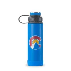 THE BOULDER - Insulated Water Bottle W/ Strainer - 20 Oz By EcoVessel -Campmor Outdoor Clothing BLDR20HB CO