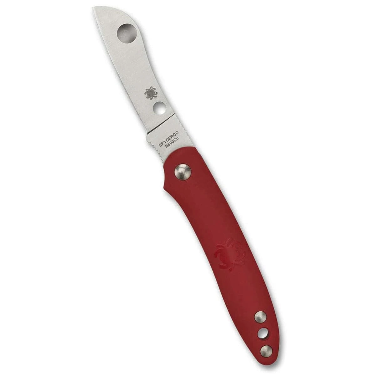 Spyderco Roadie Red Plain Edge 1 Spyderco Roadie Red Plain Edge