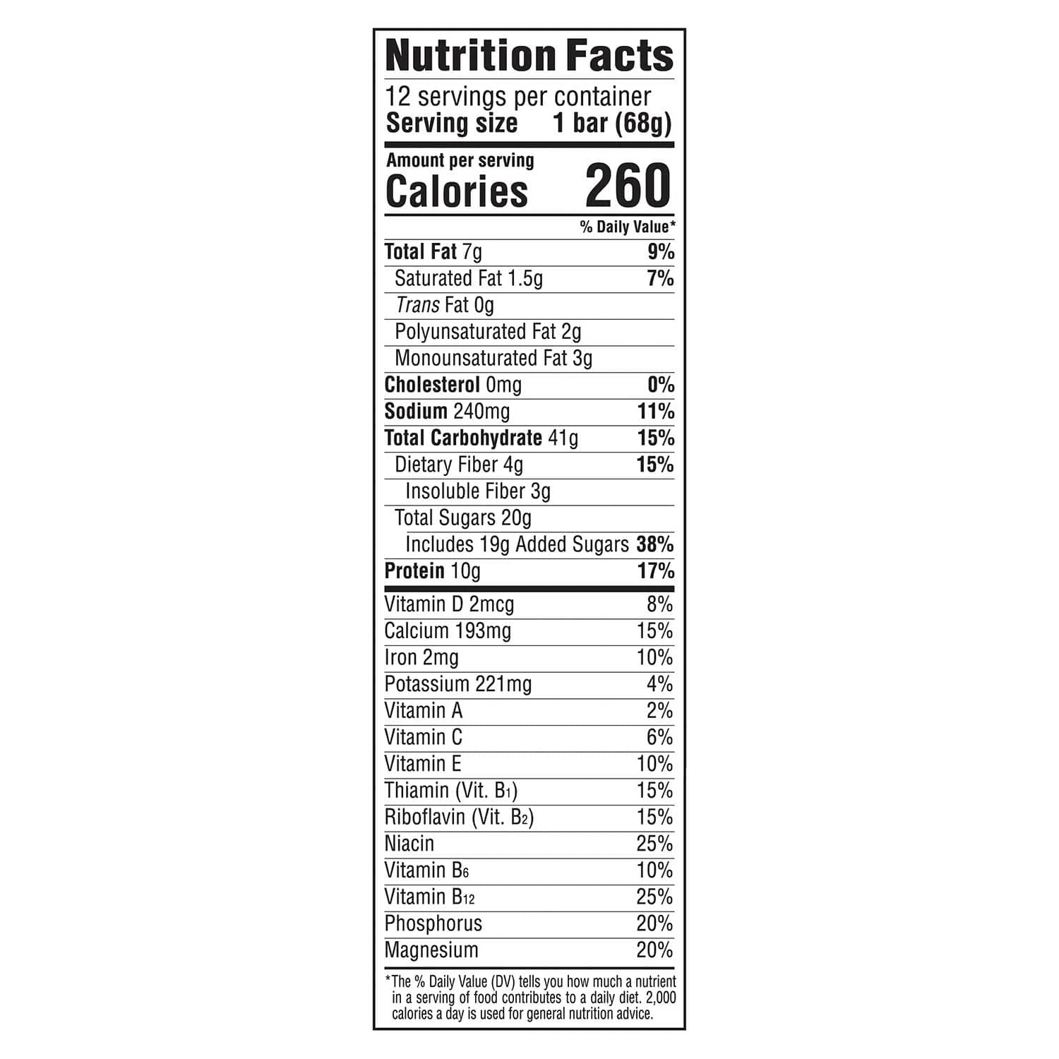CLIF® Bar Clif Bar Chocolate Chip Peanut Crunch 2 CLIF® Bar Clif Bar Chocolate Chip Peanut Crunch - Image 2