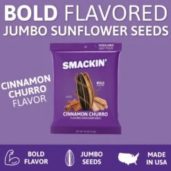 CINNAMON CHURRO By SMACKIN' Sunflower Seeds -Campmor Outdoor Clothing ChurroBoldFlavorsIcon 01 18557474 281c 4c26 a940 bd884acc46d9