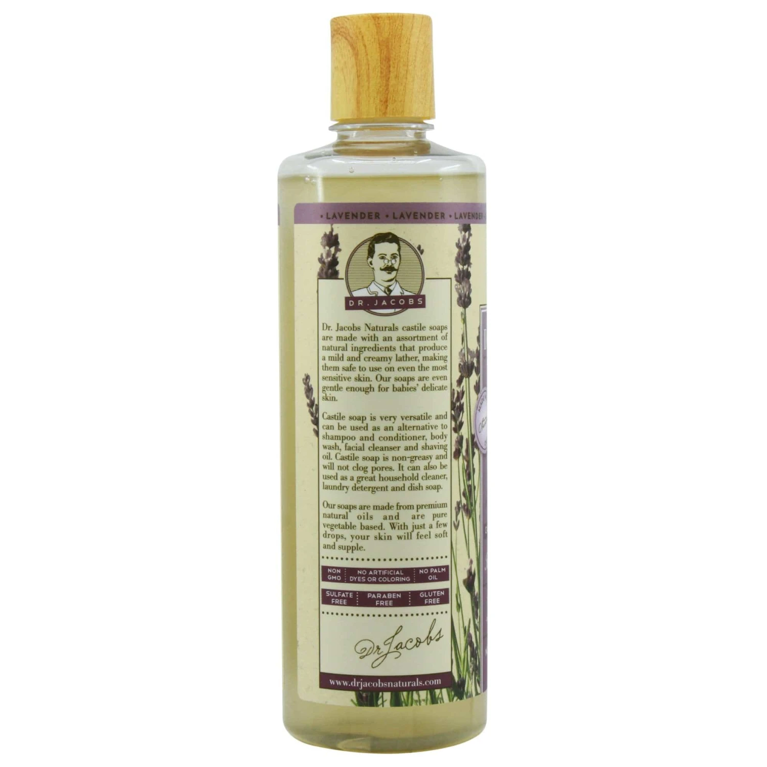 Dr. Jacobs Naturals Lavender Pure Castile Soap – Multipurpose Body Wash for Sensitive Skin 4 Dr. Jacobs Naturals Lavender Pure Castile Soap – Multipurpose Body Wash for Sensitive Skin - Image 4