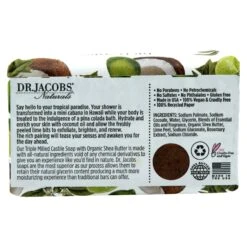 Coco Loco Limeade Bar Soap By Dr. Jacobs Naturals -Campmor Outdoor Clothing DJN BAR SOAP COCO LOCO LIMEADE BACK 5c0ba018 3659 464f 98df 8aae5818ed24
