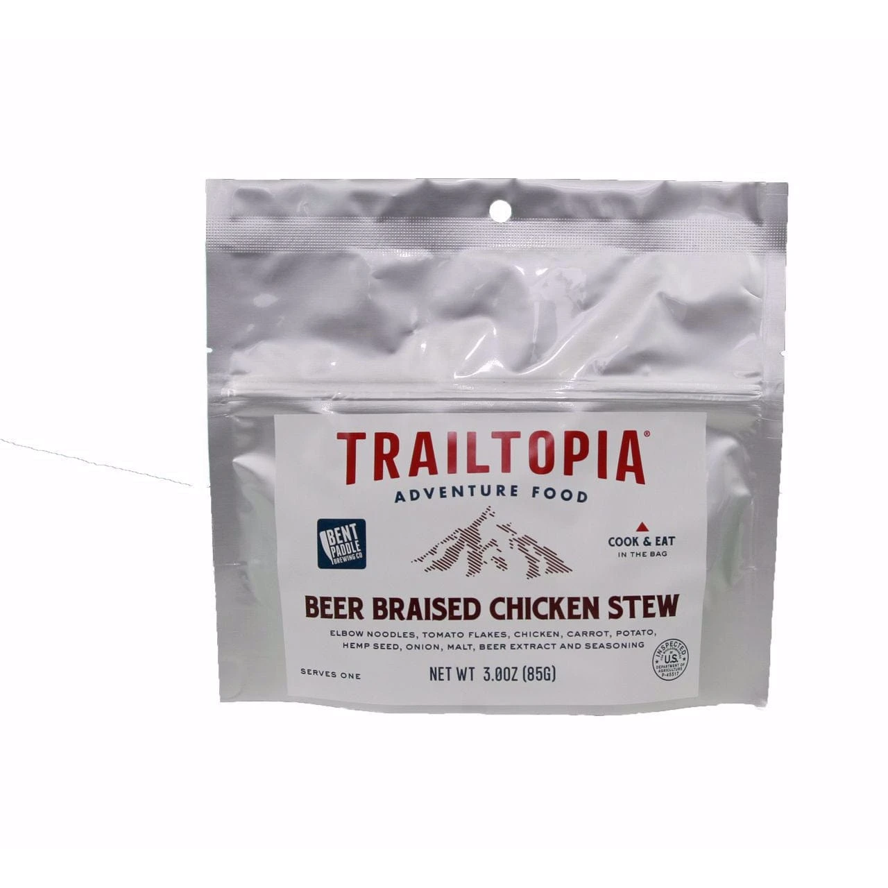Trailtopia Adventure Food Beer Braised Chicken Stew - SINGLE SERVE 1 Trailtopia Adventure Food Beer Braised Chicken Stew - SINGLE SERVE