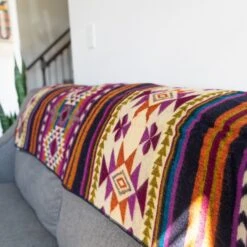 Andean Alpaca Wool Blanket - Amethyst By Alpaca Threadz 13 Andean Alpaca Wool Blanket - Amethyst By Alpaca Threadz -Campmor Outdoor Clothing DSC00858