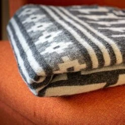 Alpaca Wool Throw Blanket - Alpaca Design By Alpaca Threadz -Campmor Outdoor Clothing DSC05417