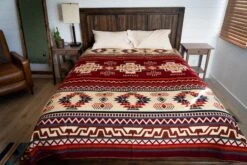 Andean Alpaca Wool Blanket - Wildfire By Alpaca Threadz -Campmor Outdoor Clothing DSC08699