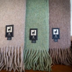 Alpaca Wool Throw Blanket - Solid Colors By Alpaca Threadz