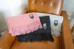 Alpaca Wool Throw Blanket - Solid Colors By Alpaca Threadz -Campmor Outdoor Clothing DSC08787