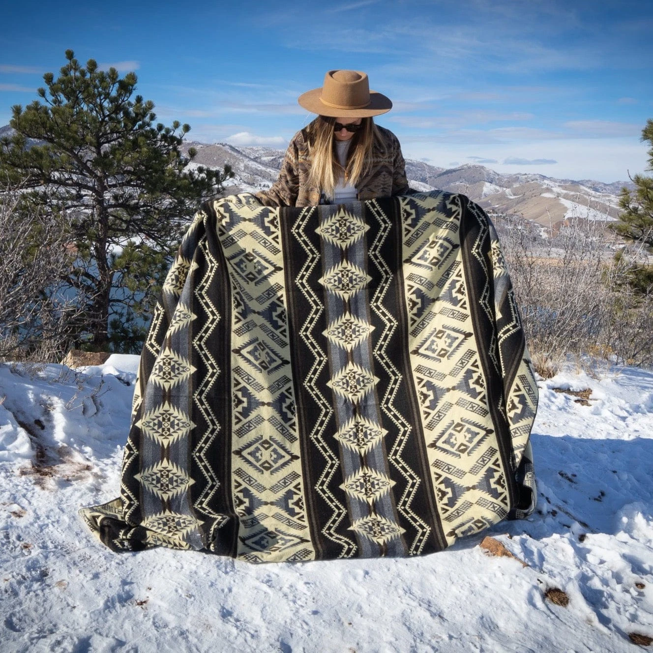 Andean Alpaca Wool Blanket - Slate By Alpaca Threadz 1 Andean Alpaca Wool Blanket - Slate By Alpaca Threadz