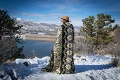 Andean Alpaca Wool Blanket - Slate By Alpaca Threadz 13 Andean Alpaca Wool Blanket - Slate By Alpaca Threadz -Campmor Outdoor Clothing DSC08959