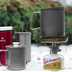 Snow Peak GigaPower Windscreen - Stainless Steel Outdoor Stove Efficiency Shield -Campmor Outdoor Clothing GP 008