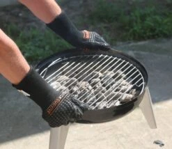 Heat Resistant Fire Safety Glove By QUICKSURVIVE 14 Heat Resistant Fire Safety Glove By QUICKSURVIVE -Campmor Outdoor Clothing GlovesPickingupHotGrill