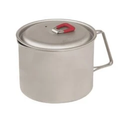 MSR Titan Titanium Kettle - 0.85L Ultralight Backpacking Pot and Mug