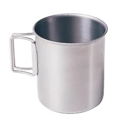 MSR Titan Titanium Cup – Ultralight 0.4L Folding Handle Solo Backpacking Mug